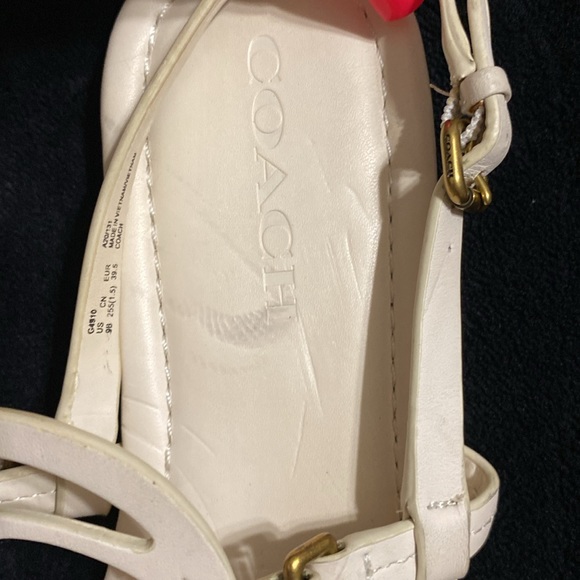 Like New! COACH Only wore them once. Ladies Size 9 Sandals - Picture 9 of 11